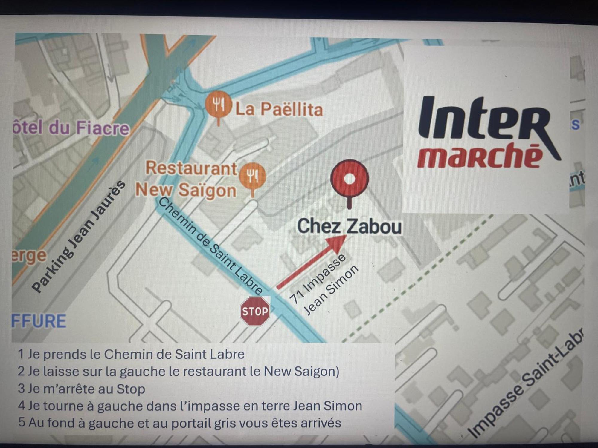 "Chambre" Chez Zabou Carpentras Exterior photo